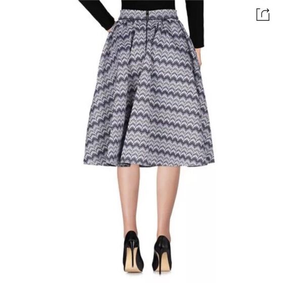 NWT Maje Womens Purple Skirt with Lace Size 2( USA size M) - Picture 3 of 11